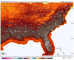 Temperatures Exceed 105 in Texas as Early Heat Wave Spreads to Southeast-1